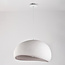Wabi Sabi hanglamp Urban Stone met wit steenmotief - 48 x 38 cm