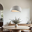 Wabi Sabi hanglamp Urban Stone met wit steenmotief - 48 x 38 cm