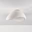 Wabi Sabi plafondlamp Concrete Aura 38 x 30 cm steenmotief - wit