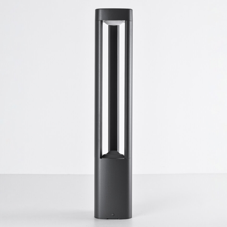 Staande buitenlamp Jacob - 70 cm antraciet met geïntegreerde LED