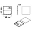 Moderne plafondlamp met 3-staps dimbare LEDs - Celeste