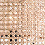 Vloerlamp Vime driepoot met rotan kap - hout