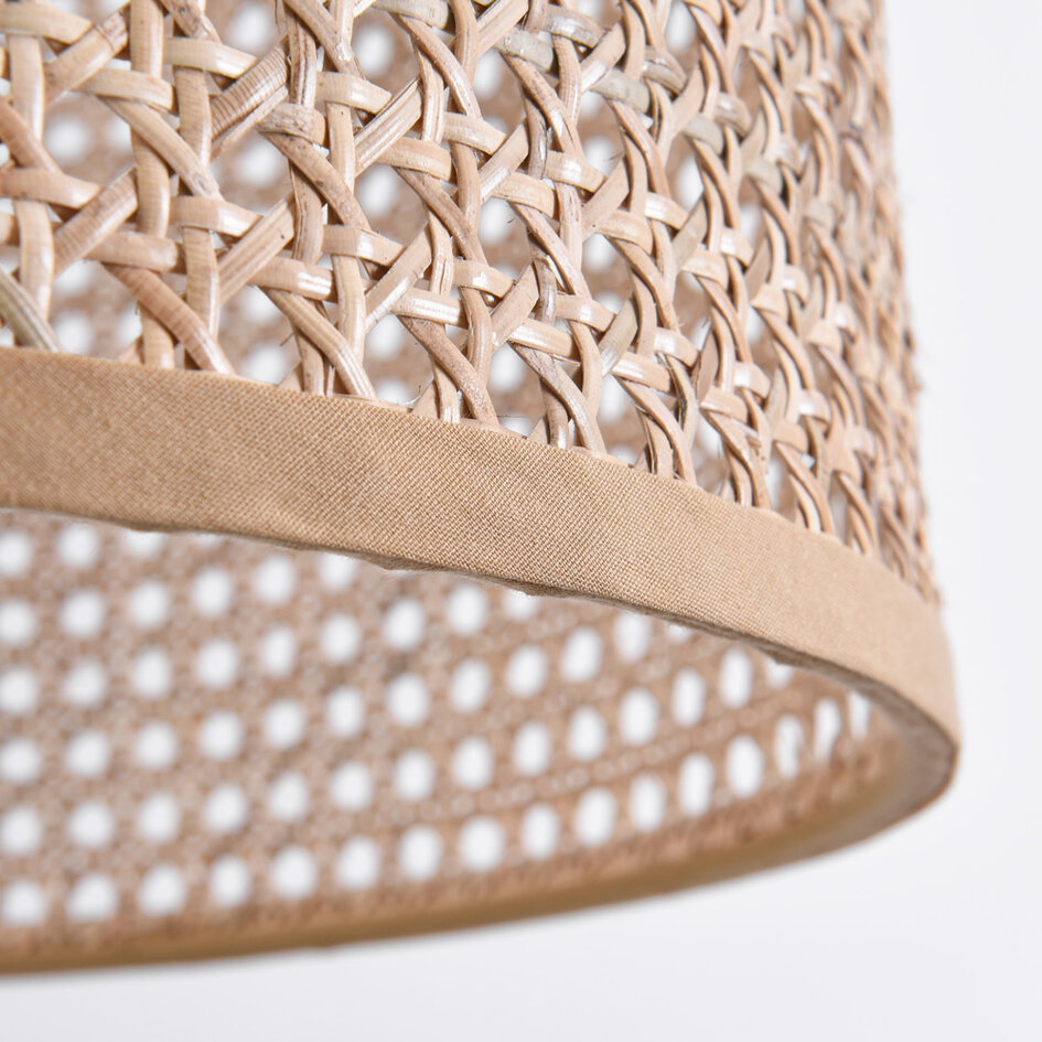 1-lichts rotan hanglamp - Mimbre