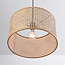 1-lichts hanglamp Mimbre - rotan
