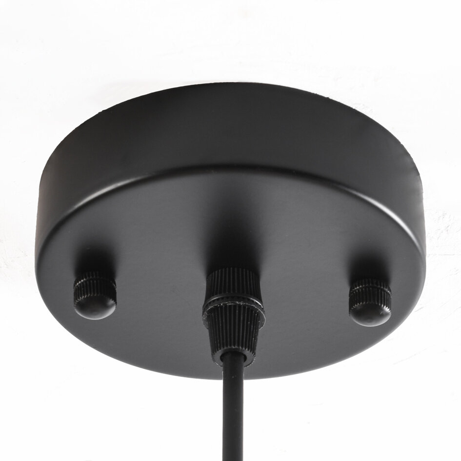 1-lichts hanglamp Verona transparant - druppel glas bolling