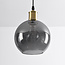 1-lichts hanglamp Lyana - Smoke glas