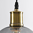 1-lichts hanglamp Liya - smoke glas variant 2