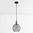 1-lichts hanglamp Liya in smoke glas, variant 2