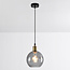 1-lichts hanglamp Liya - smoke glas variant 2