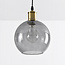 1-lichts hanglamp Liya - smoke glas variant 2
