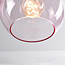 1-lichts hanglamp Liya in rood glas, variant 1
