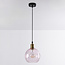 1-lichts hanglamp Liya in rood glas, variant 1
