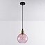 1-lichts hanglamp Liya in rood glas, variant 2