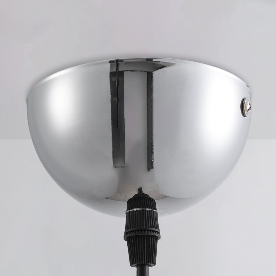 Eigentijdse cognac glazen hanglamp met bolling - Hades