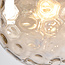 Hanglamp Hades van cognac glas met bolling