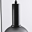 3-lichts hanglamp Brinati - grijs matglas