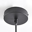 Industriële hanglamp Hilo in zwart metaal