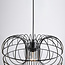 Industriële hanglamp Hilo in zwart metaal