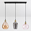 Hanglamp met verschillende kleuren en bolling detail - Vanessa
