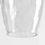 1-lichts hanglamp Verona transparant - langwerpig glas bolling