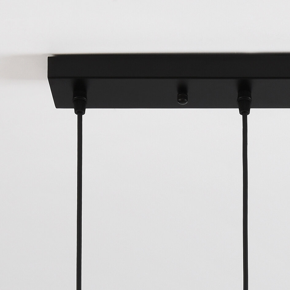 Hanglamp 5-lichts Valerie met smoke glas