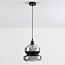 1-lichts hanglamp Sofie - breed glas