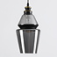 Hanglamp Sofie - smoke glas langwerpige art-deco bol