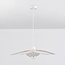 Hanglamp Floral - beige met stoffen bloemblaadjes