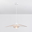 Hanglamp Floral - beige met stoffen bloemblaadjes