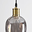 Hanglamp met verschillende kleuren glas en bolling detail - Verona