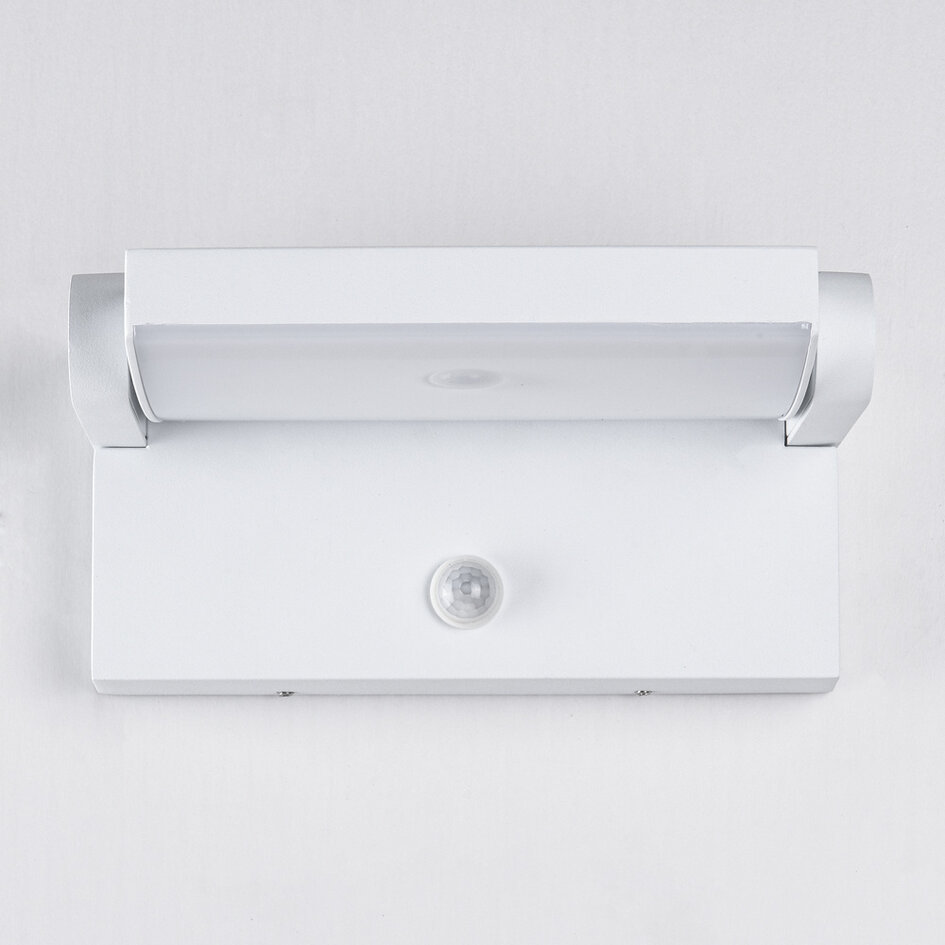 Verstelbare wandlamp Berlin met sensor - wit