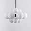 Moderne hanglamp 12-lichts zwart met melkwit glas - Decadi