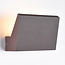 Draaibare buitenwandlamp Argento - bruin