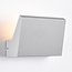 Draaibare wandlamp buiten Argento - zilver