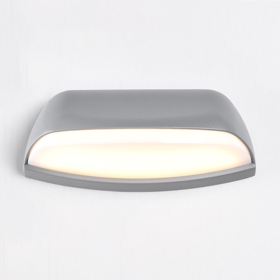 Buiten muurlamp Jessy - zilver