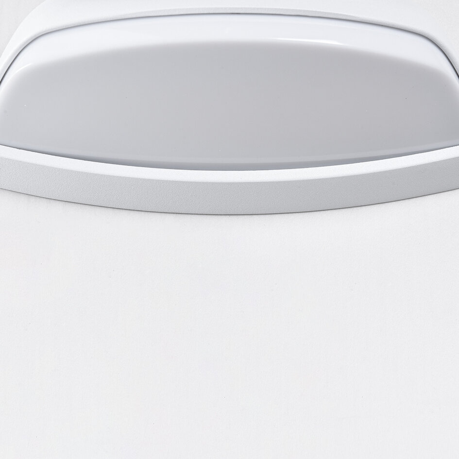 Moderne witte wandlamp Jessy voor buiten