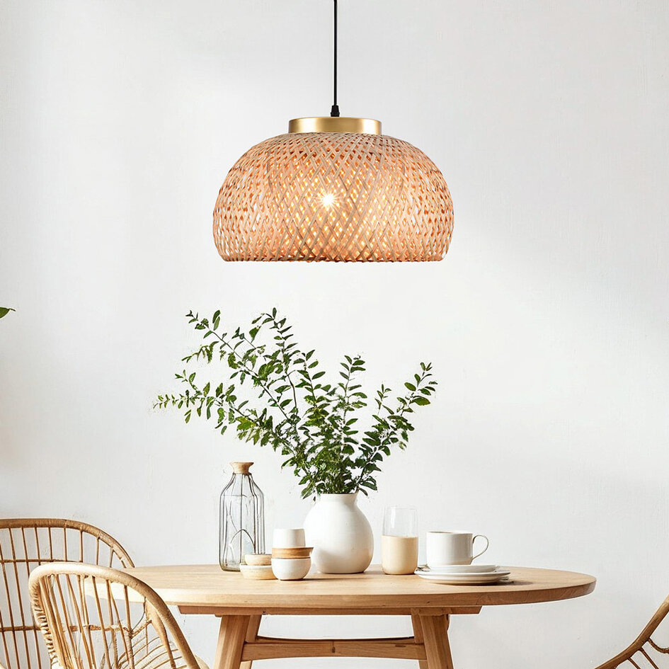 Bohemian bamboe hanglamp Thane