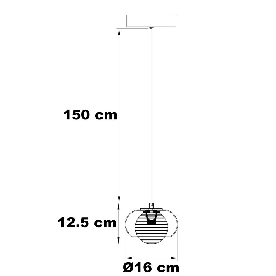 Hanglamp Amani van smoke glas met 3-staps dimmer