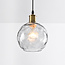1-lichts hanglamp Lotte - smoke glas met bolling