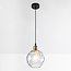 Hanglamp Lotte met glas en bolling detail