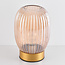 Tafellamp met amber glas - Inci