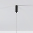 7-lichts hanglamp Hepta - transparant glas en zwart