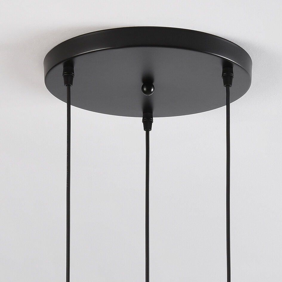 Hanglamp met melkwit glas - Laura