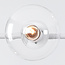 7-lichts hanglamp Hepta - melkwit en transparant glas, wit