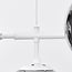 7-lichts hanglamp Hepta - smoke glas en wit