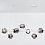 7-lichts hanglamp Hepta - smoke glas en wit