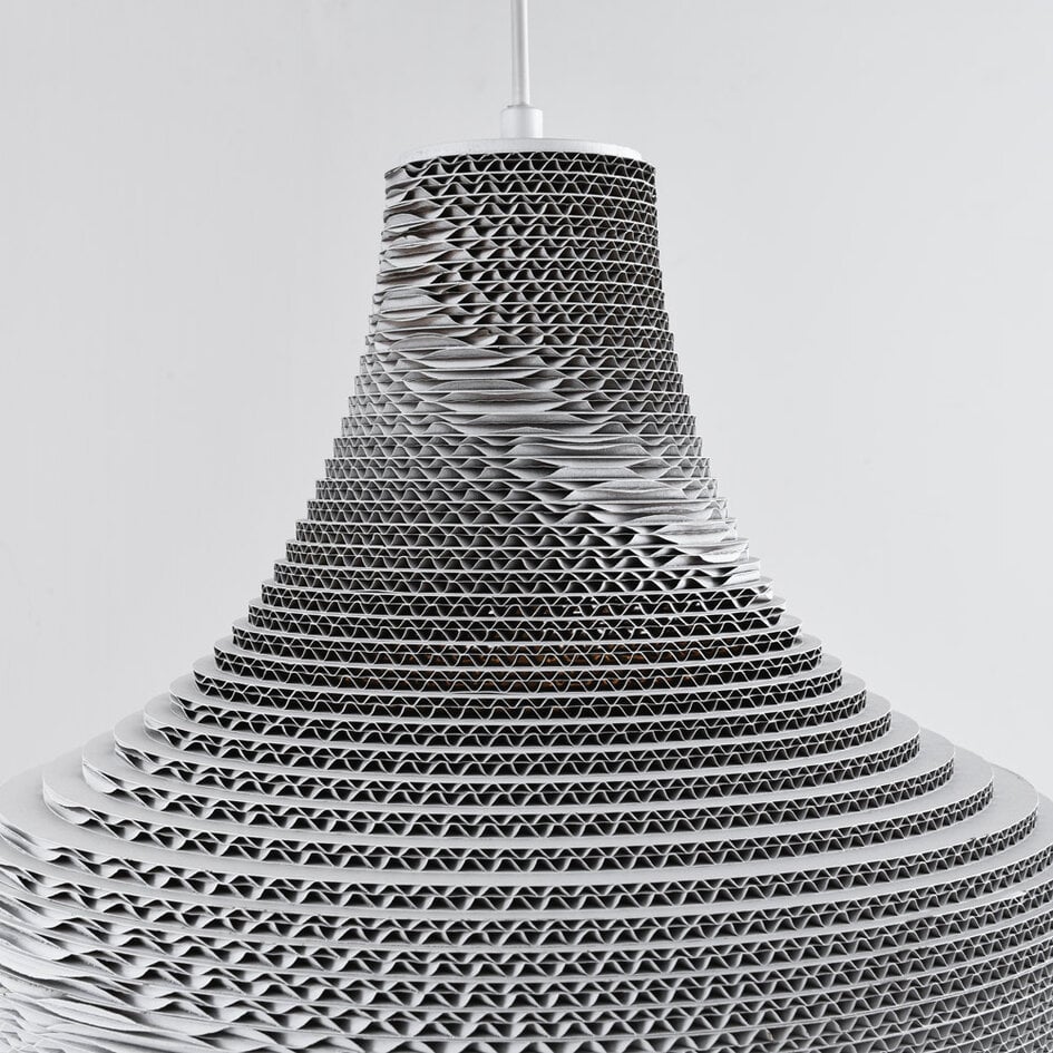 1-lichts hanglamp Cato - wit karton