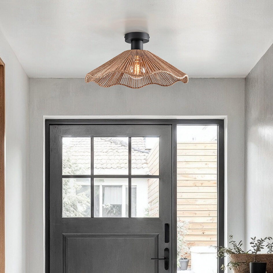 Plafondlamp van touw Ø40 cm - Carta