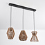 Bohemian hanglamp van gevlochten touw - Intan