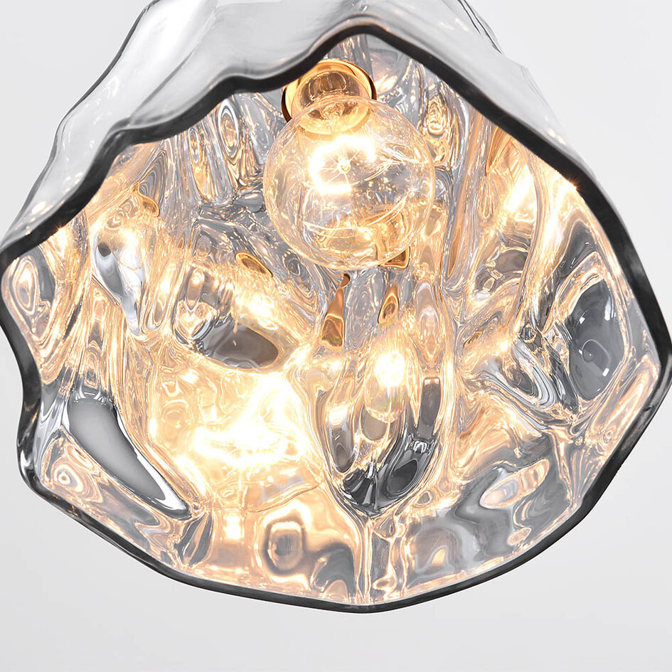 Design hanglamp met chrome glas - Napoli